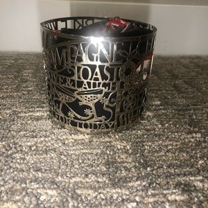 NTW-Holiday Bath & Body Works 3 wick candle holder